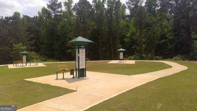 11893 Aukerman Way, Hampton, GA 30228 - view of community featuring a lawn