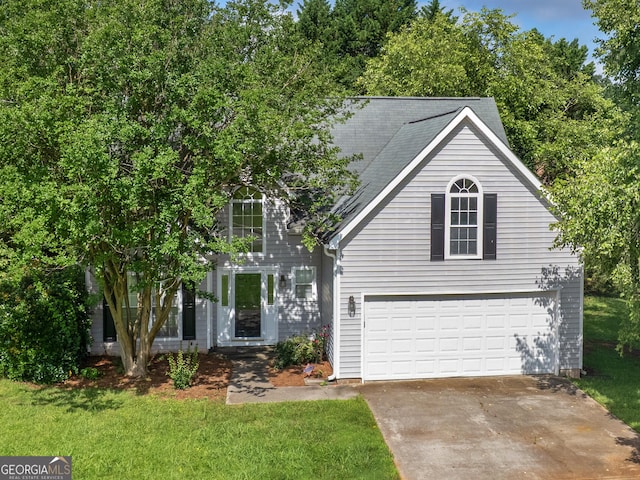 404 Northwind Pl, Stockbridge, GA 30281 - view of front of property featuring a front yard and concrete driveway