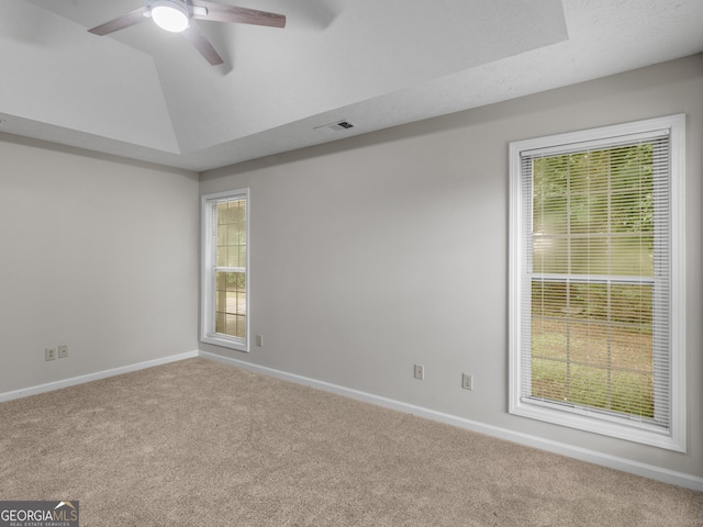 404 Northwind Pl, Stockbridge, GA 30281 - unfurnished room featuring carpet floors, ceiling fan, and lofted ceiling