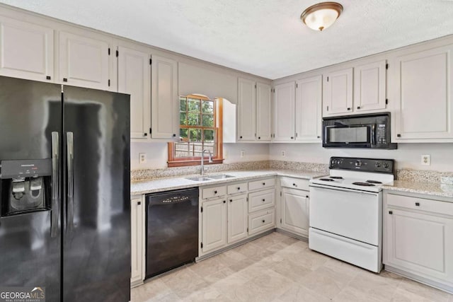 58 6th Ave W, Dallas, GA 30157 - kitchen with black appliances and light stone countertops