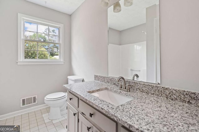 58 6th Ave W, Dallas, GA 30157 - bathroom with vanity, tile patterned floors, and a shower