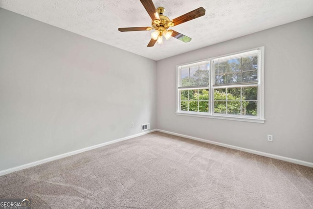 58 6th Ave W, Dallas, GA 30157 - unfurnished room with a ceiling fan, carpet flooring, and a textured ceiling