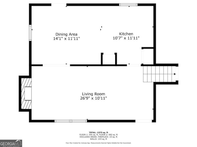 58 6th Ave W, Dallas, GA 30157 - view of property floor plan