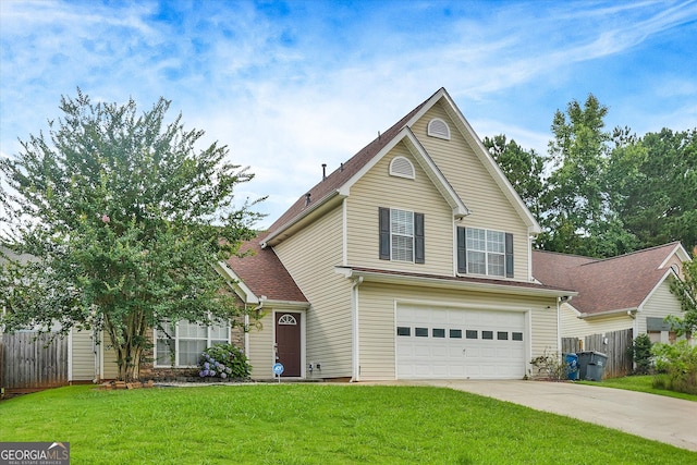 375 Shadetree Ln, Lawrenceville, GA 30044 - traditional home with concrete driveway and an attached garage