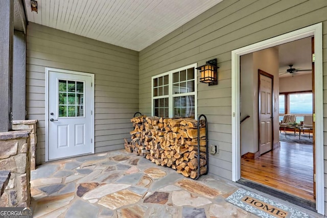 990 Hickory Nut Mountain Rd, Tallulah Falls, GA 30573 - property entrance with a porch