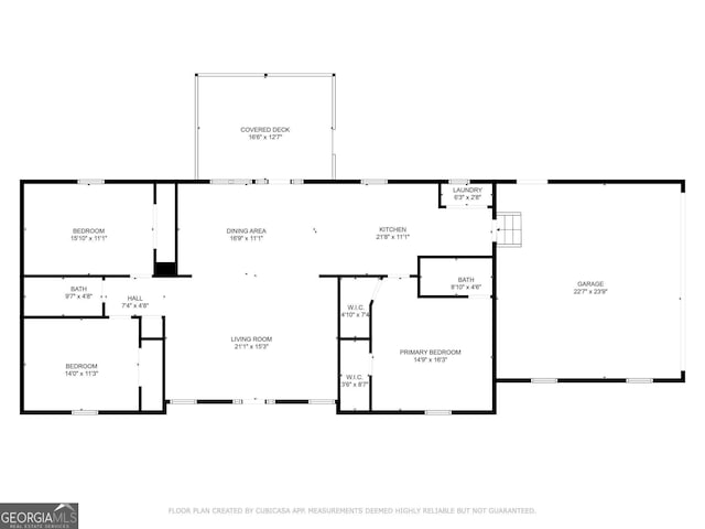 665 Center Of The World Rd, Canon, GA 30520 - view of property floor plan