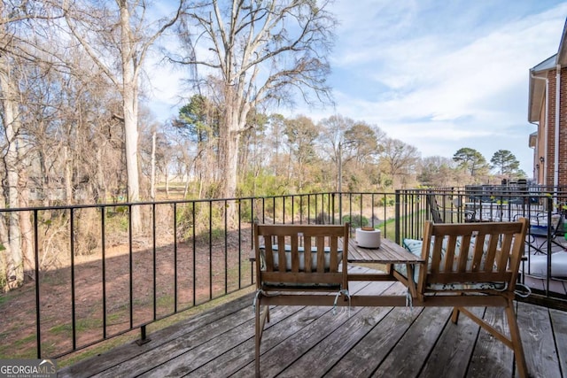 2165 Milledge Ave Unit F4, Athens, GA 30605 - view of wooden terrace