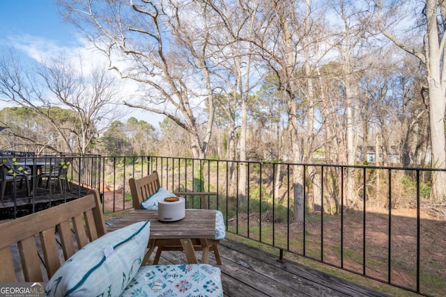 2165 Milledge Ave Unit F4, Athens, GA 30605 - deck with outdoor dining space