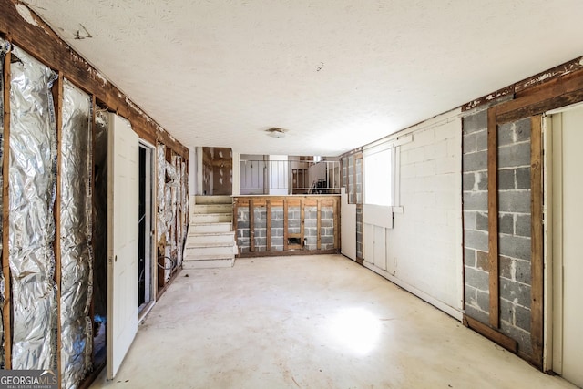 2571 Beech St, Morrow, GA 30260 - basement with a textured ceiling