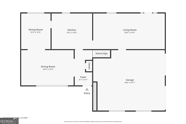 2571 Beech St, Morrow, GA 30260 - view of room layout