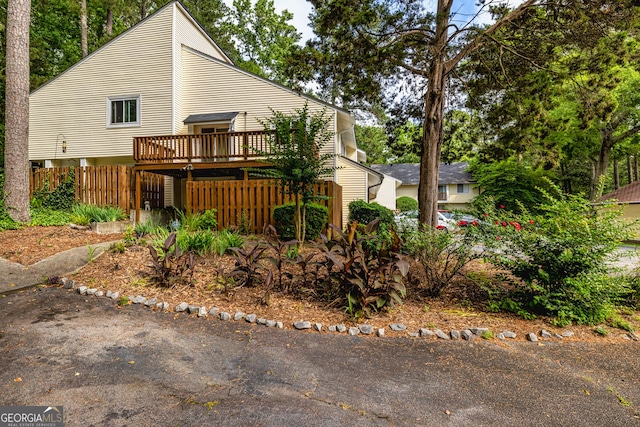 44 Twiggs Cor, Peachtree City, GA 30269 - back of house featuring a deck