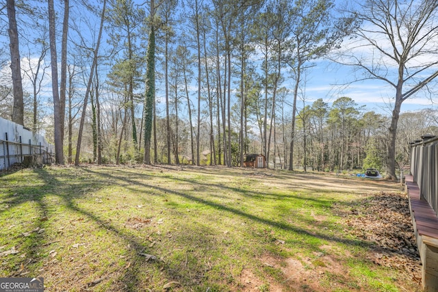 2511 Due W Cir NW, Kennesaw, GA 30152 - view of grassy yard with a wooded view