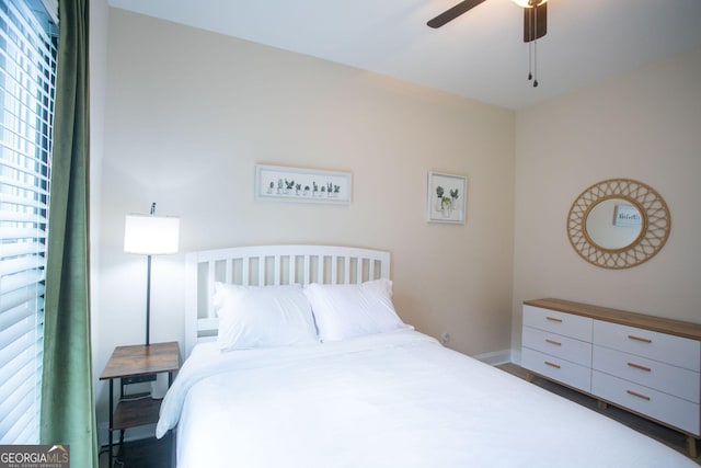 309 E 41st St, Savannah, GA 31401 - bedroom with multiple windows and ceiling fan