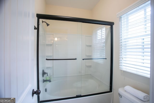 309 E 41st St, Savannah, GA 31401 - full bathroom featuring shower / bath combination with glass door