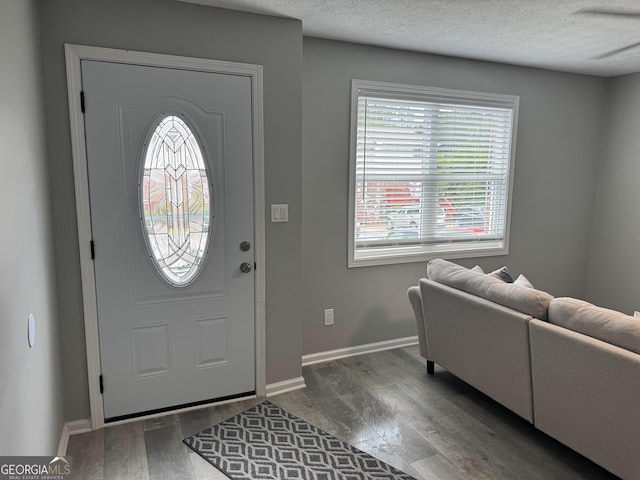 501 Carlton Rd Unit 3-D, Palmetto, GA 30268 - entryway with wood finished floors, healthy amount of natural light, and a textured ceiling
