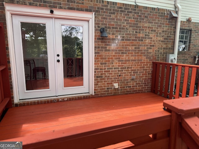 501 Carlton Rd Unit 3-D, Palmetto, GA 30268 - wooden terrace featuring french doors