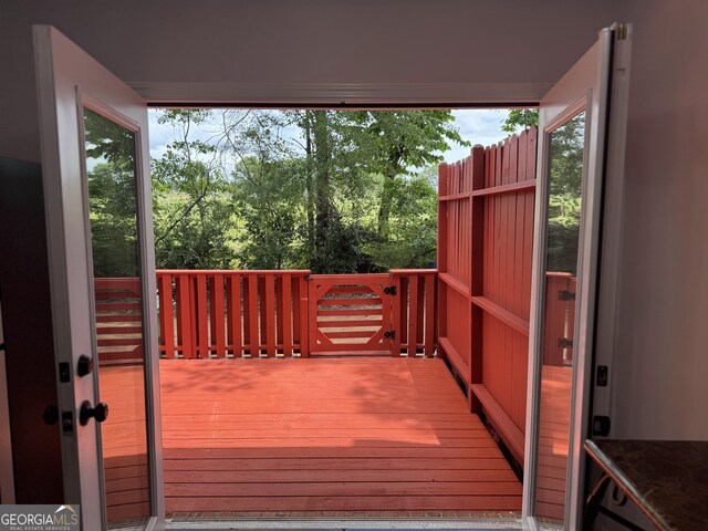 501 Carlton Rd Unit 3-D, Palmetto, GA 30268 - view of deck