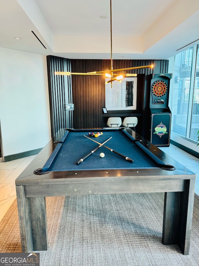 400 Peachtree St Unit 3412, Atlanta, GA 30308 - playroom featuring billiards
