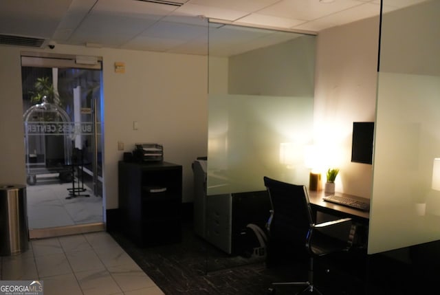 400 Peachtree St Unit 3412, Atlanta, GA 30308 - office featuring marble finish flooring