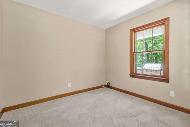 4211 Burnt Hickory Rd NW, Marietta, GA 30064 - empty room with baseboards and light colored carpet