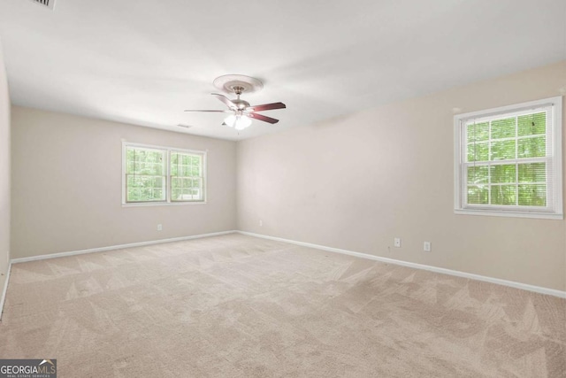 4211 Burnt Hickory Rd NW, Marietta, GA 30064 - unfurnished room featuring light colored carpet and ceiling fan