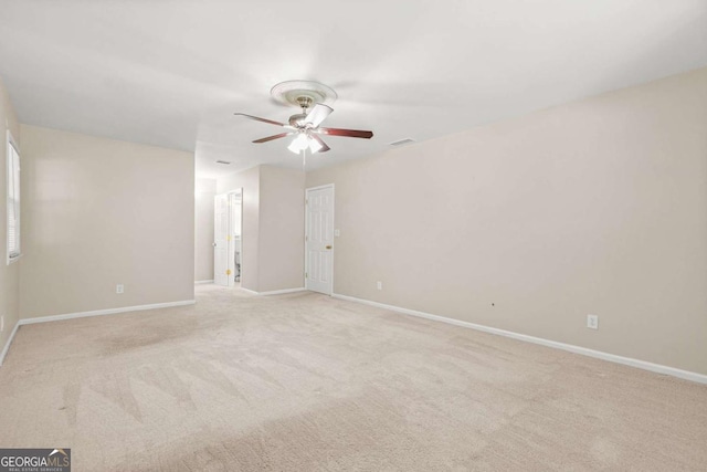 4211 Burnt Hickory Rd NW, Marietta, GA 30064 - empty room featuring ceiling fan and carpet
