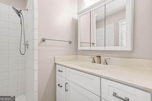 4211 Burnt Hickory Rd NW, Marietta, GA 30064 - full bathroom with vanity and tiled shower
