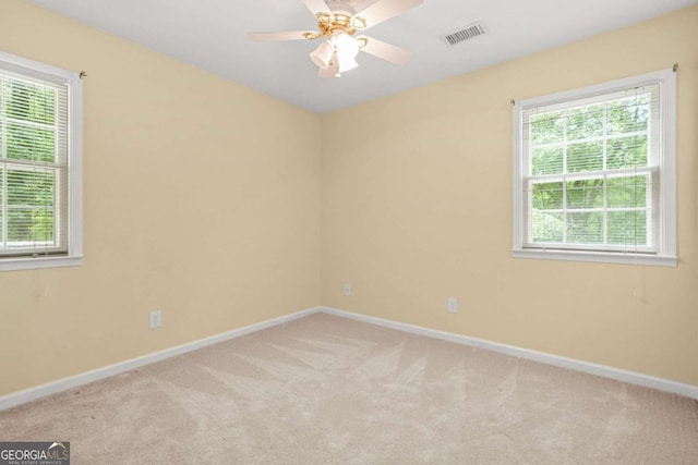 4211 Burnt Hickory Rd NW, Marietta, GA 30064 - carpeted spare room with healthy amount of natural light and ceiling fan