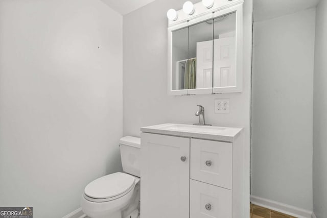 4211 Burnt Hickory Rd NW, Marietta, GA 30064 - full bath featuring vanity and baseboards