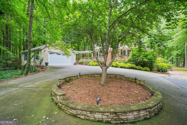 4211 Burnt Hickory Rd NW, Marietta, GA 30064 - view of front of property featuring concrete driveway and an attached garage