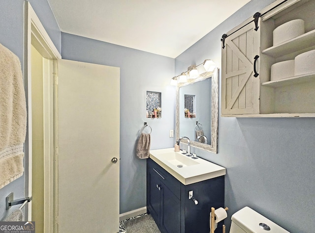 1202 Countryside Pl SE, Smyrna, GA 30080 - bathroom with vanity and toilet