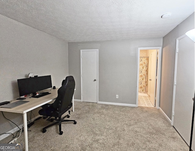 1202 Countryside Pl SE, Smyrna, GA 30080 - carpeted office space with baseboards and a textured ceiling