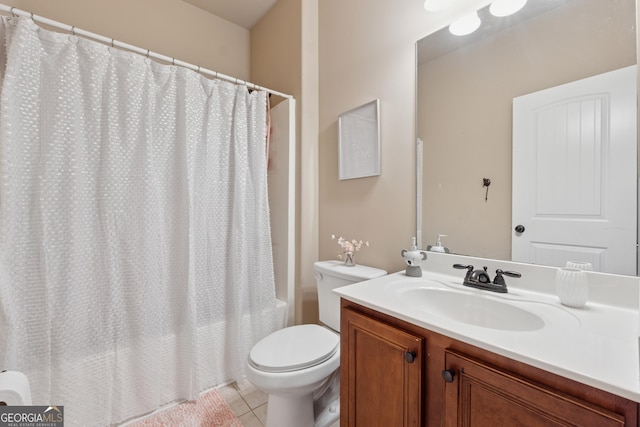 2629 Muskeg Ct SW, Atlanta, GA 30331 - full bath with vanity, tile patterned floors, and shower / tub combo