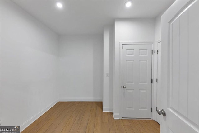 612 Michigan Cir, Hoschton, GA 30548 - unfurnished room with light wood finished floors and recessed lighting