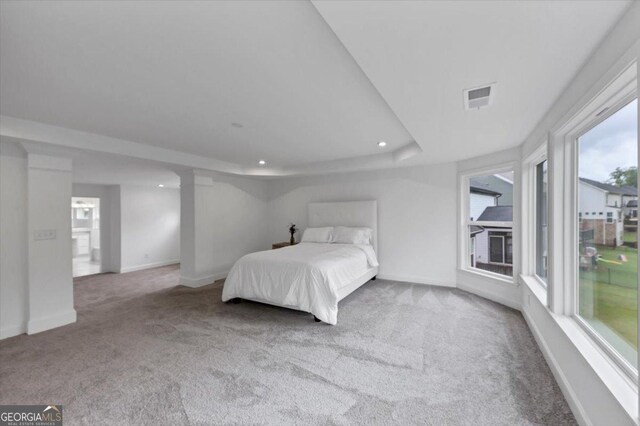 612 Michigan Cir, Hoschton, GA 30548 - carpeted bedroom featuring recessed lighting and baseboards