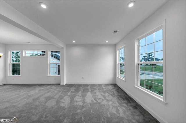 612 Michigan Cir, Hoschton, GA 30548 - spare room with carpet floors and recessed lighting