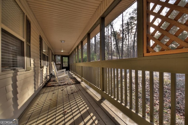 729 Matrix Ln Unit 843, Ellijay, GA 30540 - view of unfurnished sunroom