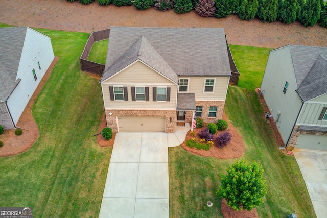 6841 Lancaster Xing, Flowery Branch, GA 30542 - view from above of property