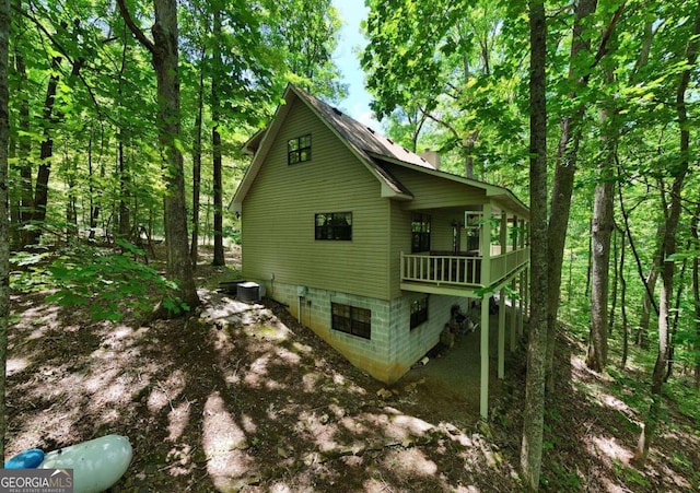 1203 Spring Cove Rd, Blairsville, GA 30512 - view of property exterior with a cooling unit