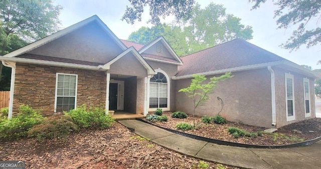455 Old Ivy Path, Mcdonough, GA 30253 - single story home with stucco siding and stone siding