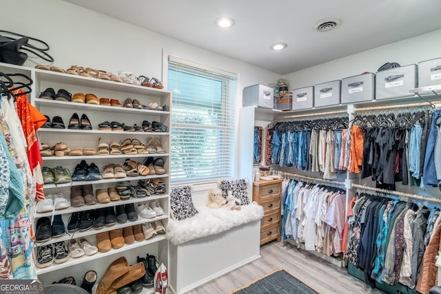 8815 Campbellton St, Douglasville, GA 30134 - spacious closet with wood finished floors