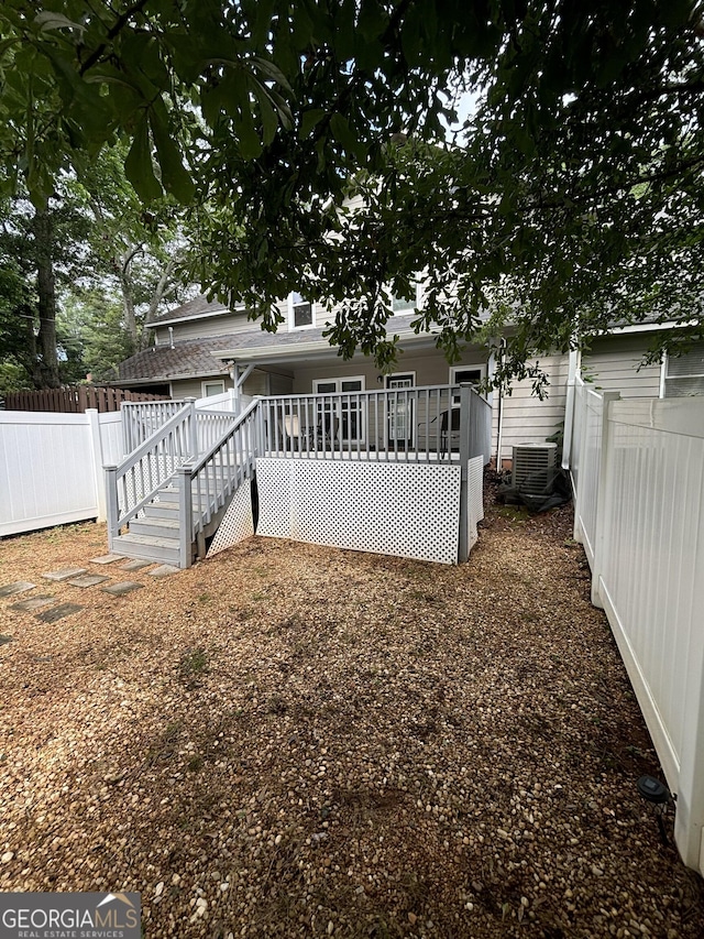 110 Waverly Way, Lagrange, GA 30240 - rear view of house with a deck