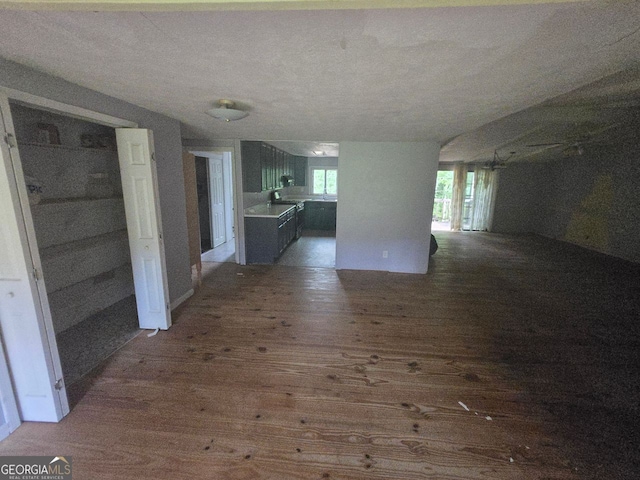 1048 Seals Rd, Dallas, GA 30157 - corridor featuring dark wood-type flooring and a sink