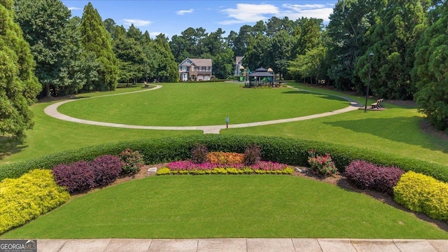 3559 Reservoir Pass, Acworth, GA 30101 - view of home's community featuring a gazebo and a yard