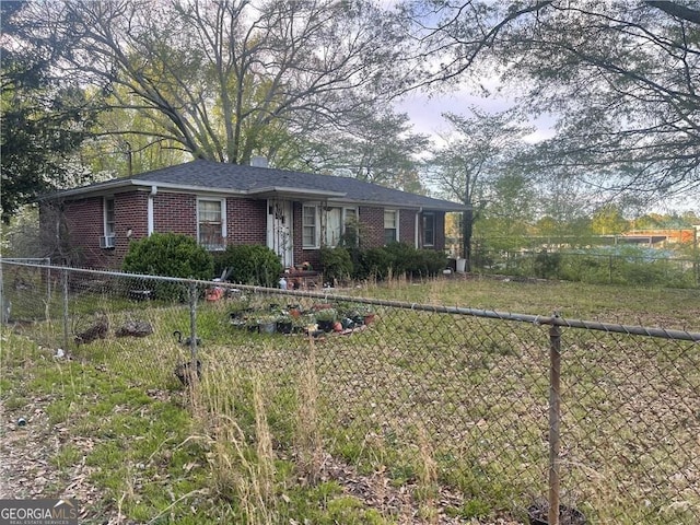 4510 Browns Bridge Rd, Gainesville, GA 30504 - single story home with brick siding and a chimney
