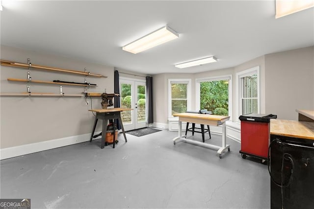3311 Marina View Way, Gainesville, GA 30506 - misc room featuring concrete floors and baseboards