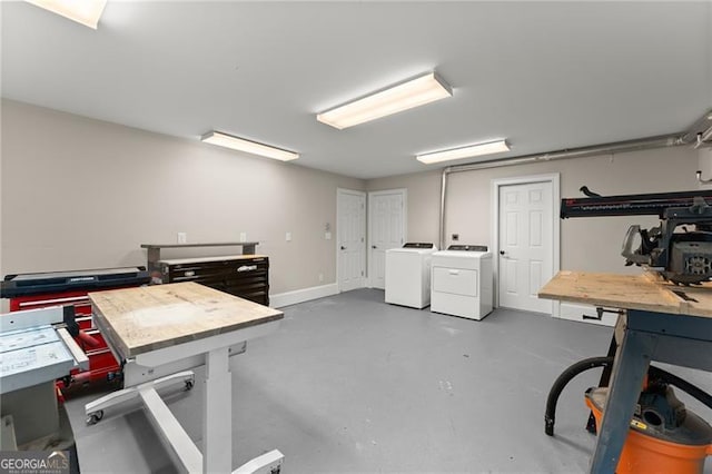 3311 Marina View Way, Gainesville, GA 30506 - office space featuring washer and dryer and concrete flooring