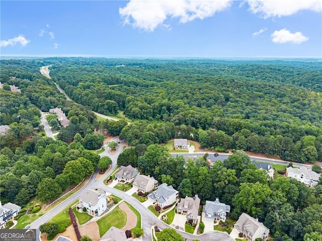 3311 Marina View Way, Gainesville, GA 30506 - aerial perspective of suburban area featuring a forest