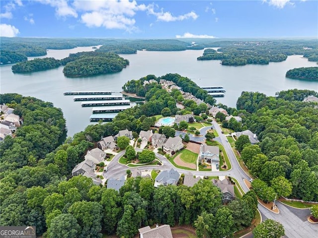 3311 Marina View Way, Gainesville, GA 30506 - drone / aerial view of a nearby body of water