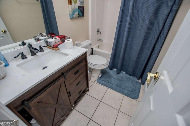 204 Pinehurst Way, Carrollton, GA 30116 - full bath featuring vanity, tile patterned floors, and shower / bath combo